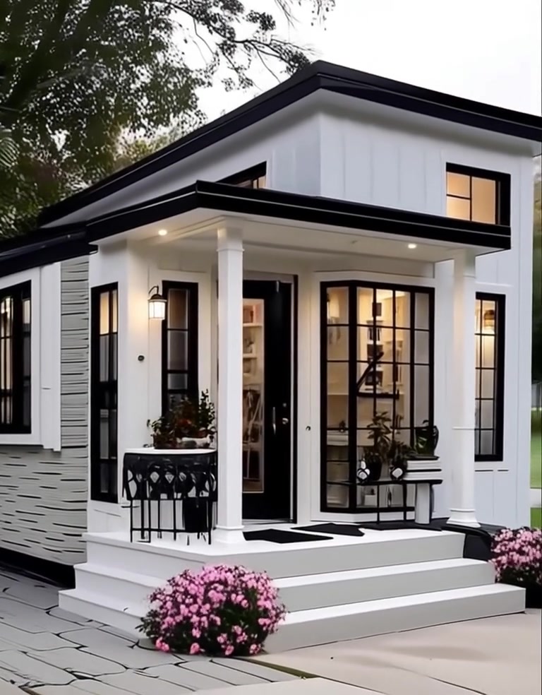 So beautiful 🏡 🍀 #homedesigns #smallhouse #housedesigns #home #house # ...