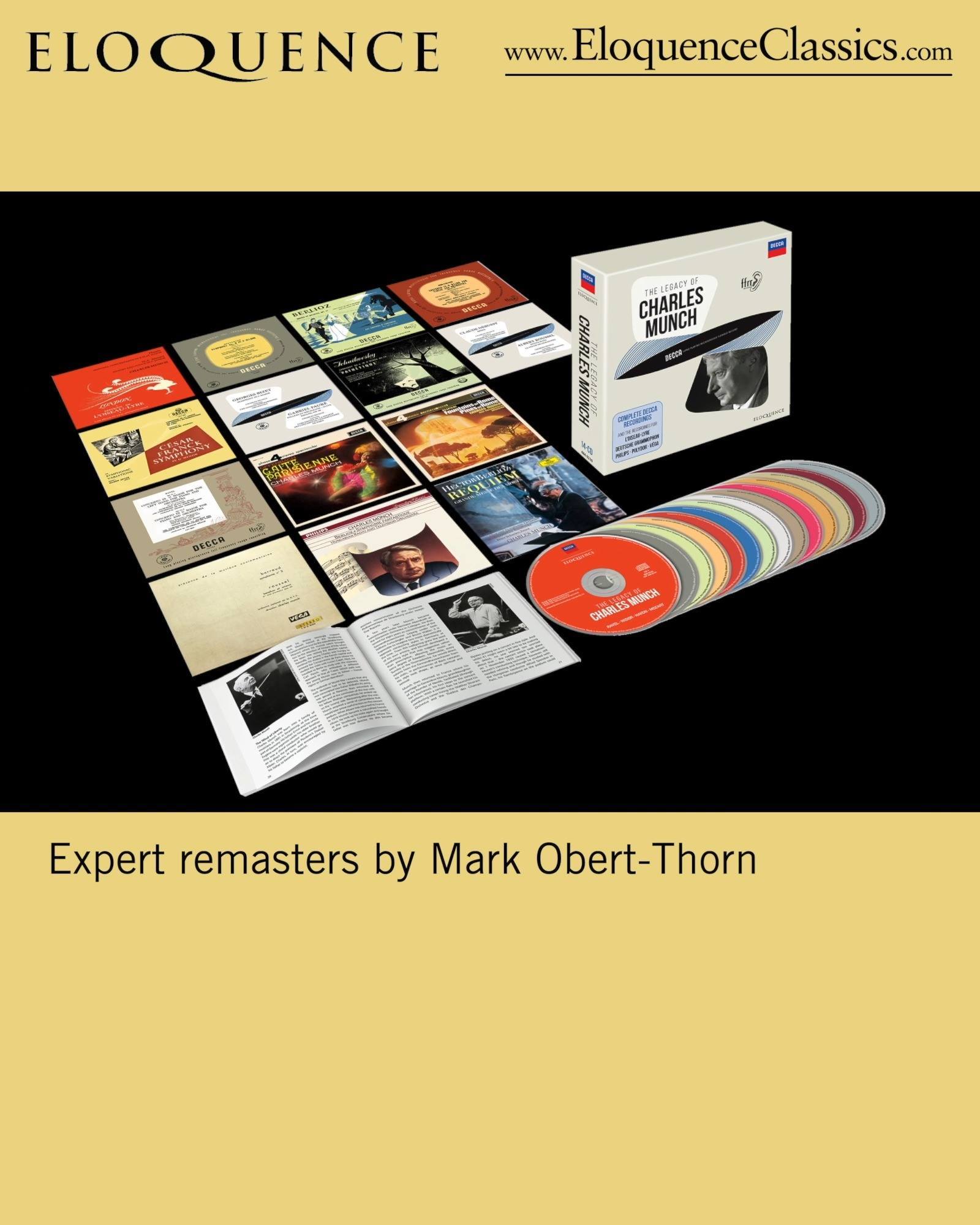 The inspirational French maestro Charles Munch on a 14-CD boxset