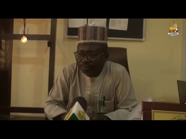 The rector of the Abubakar Tatari Ali Polytechnic Bauchi Dr,Hashim Sabo ...