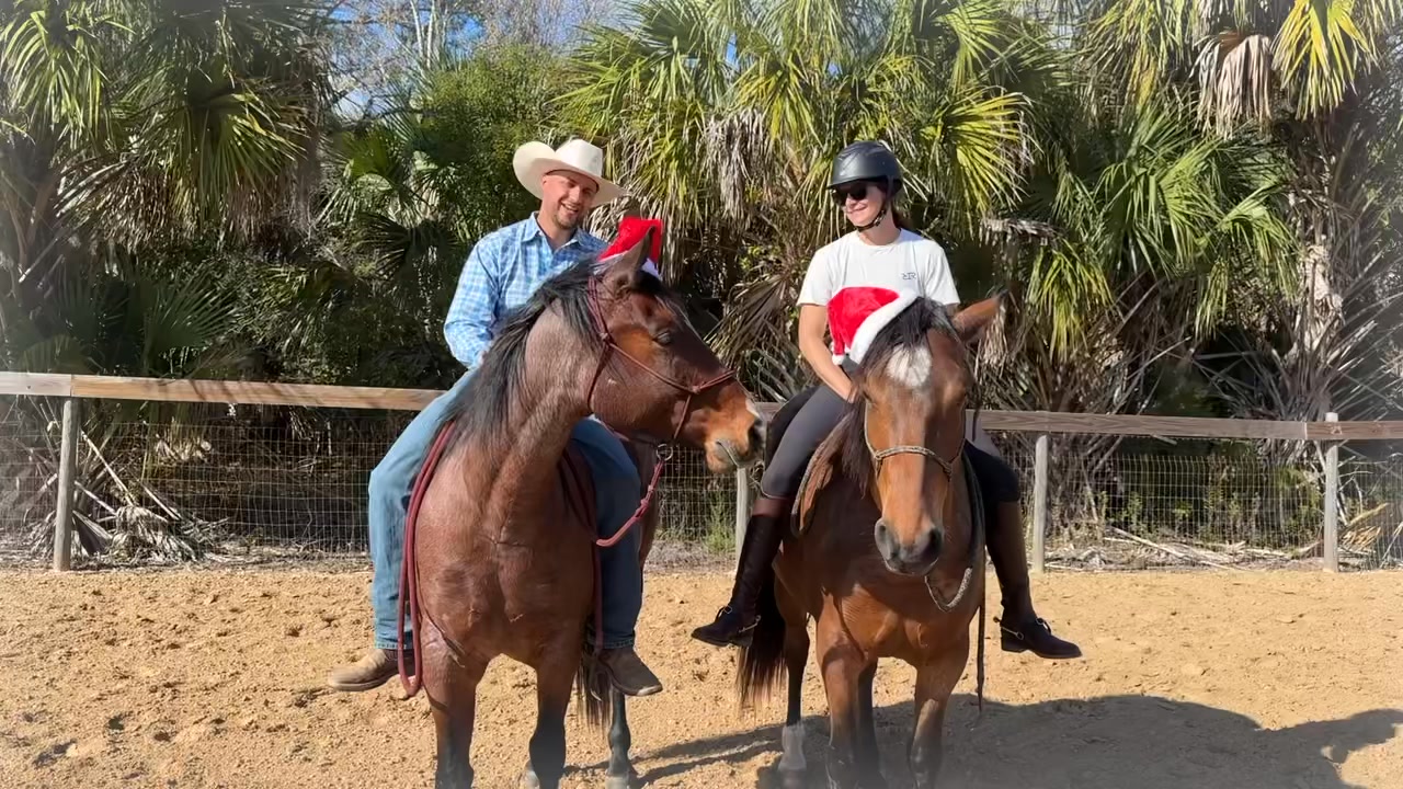 Happy holidays from Ryan & Emily Rose.... - Road to the Horse | Facebook