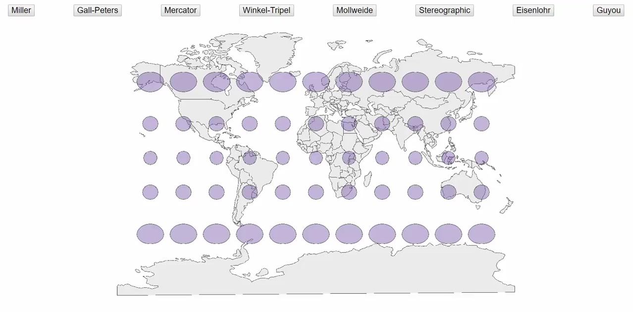Know how to visualize various map projection distortions... 🌎 | Unify ...