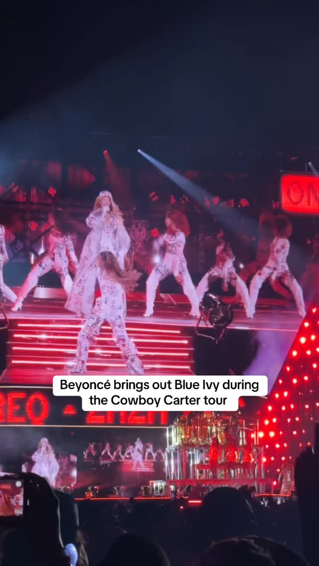 Look at her go 🥹 Beyoncé brings out Blue Ivy during night one of the ...