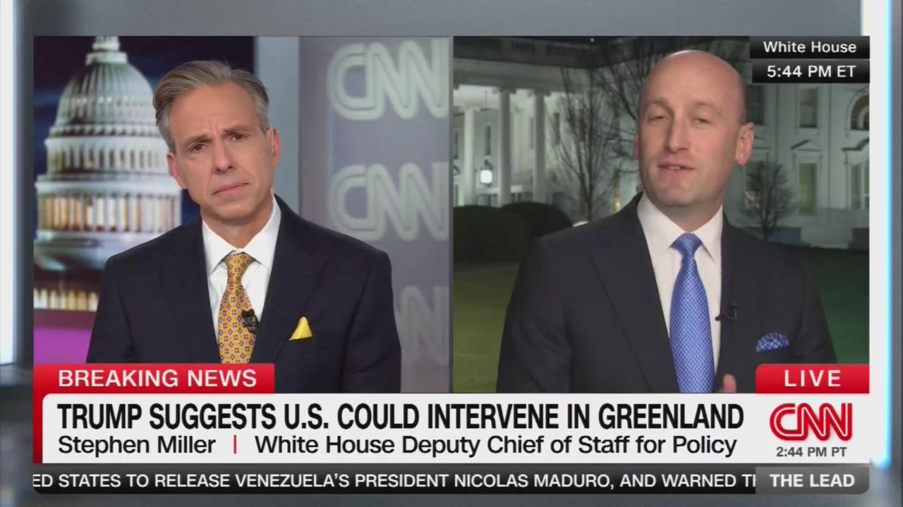 TAPPER: Can you rule out that the US is going to take Greenland by ...