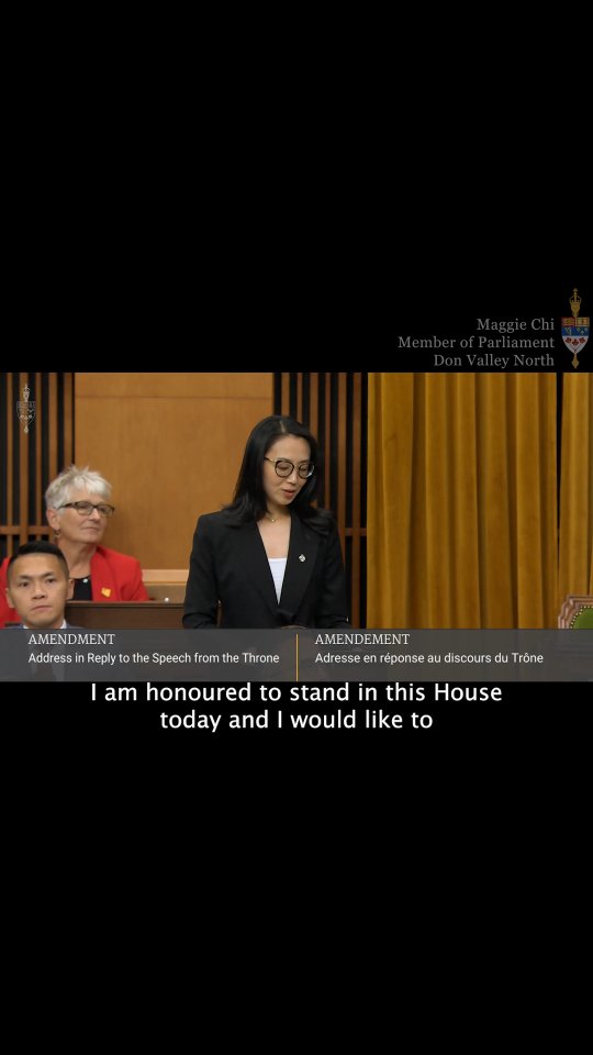Last week I had the honour of delivering my maiden speech in the House ...