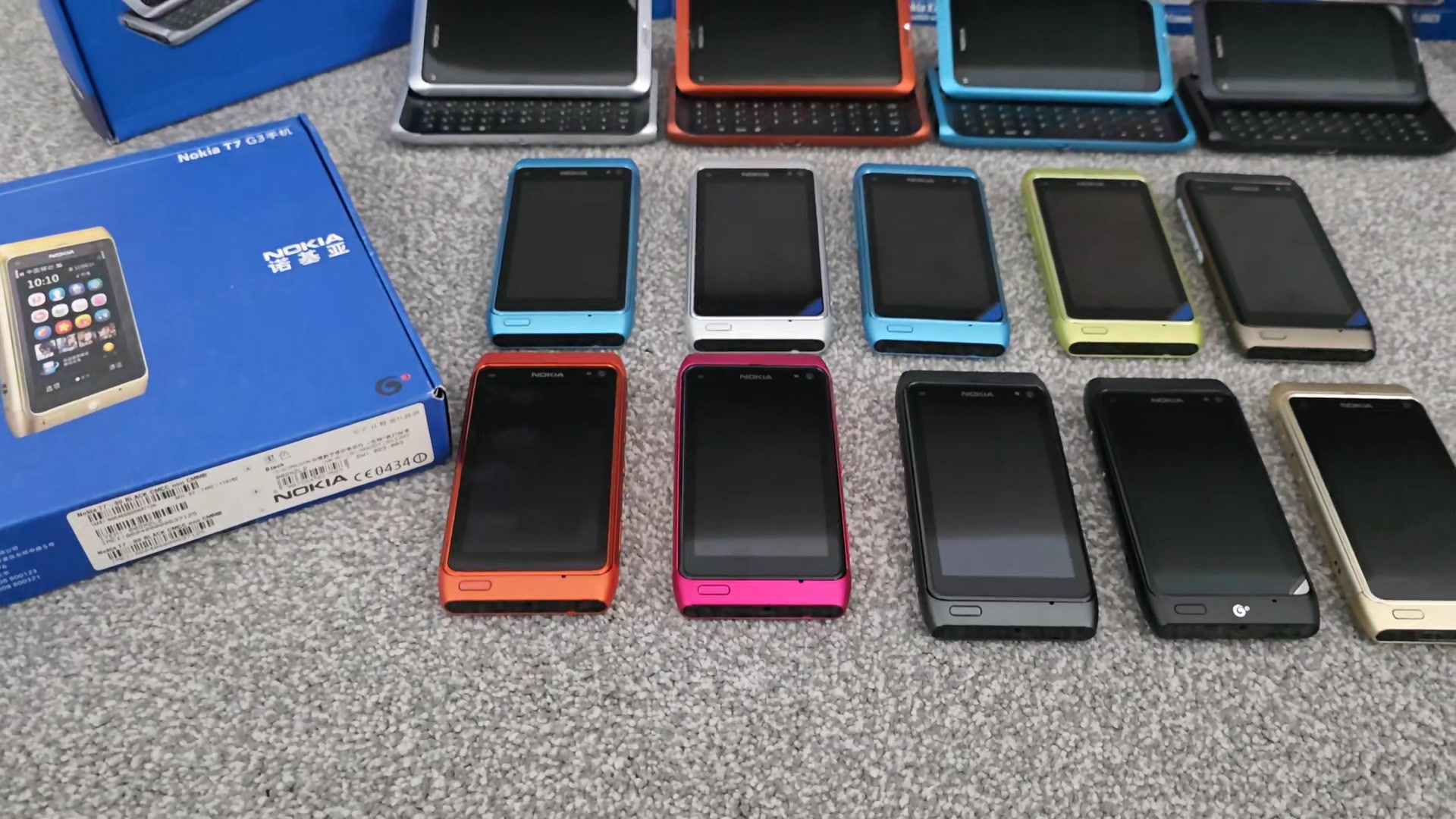Nokia N8, T7, E7 mixed colors. Hokiat7 NOKIA AOKNET MaRke けピアに