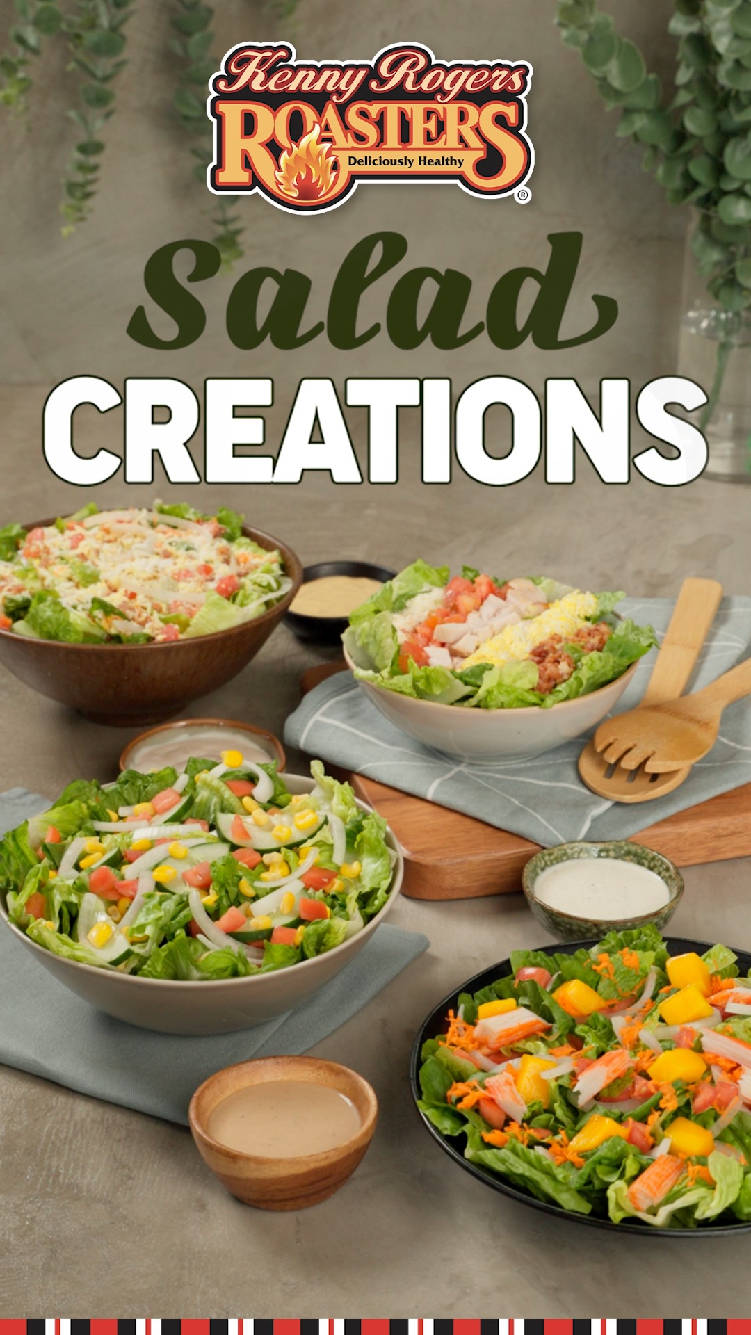 ken's green goddess dressing A fresh new way to enjoy Deliciously Healthy meals! 🥗✨, Dig into our vibrant salad creations—Kani Mango, Caesar, Goddess, and Cobb. Fresh, flavorful, and guilt-free—just the way you like it! 🌱💚, ken's greek dressing