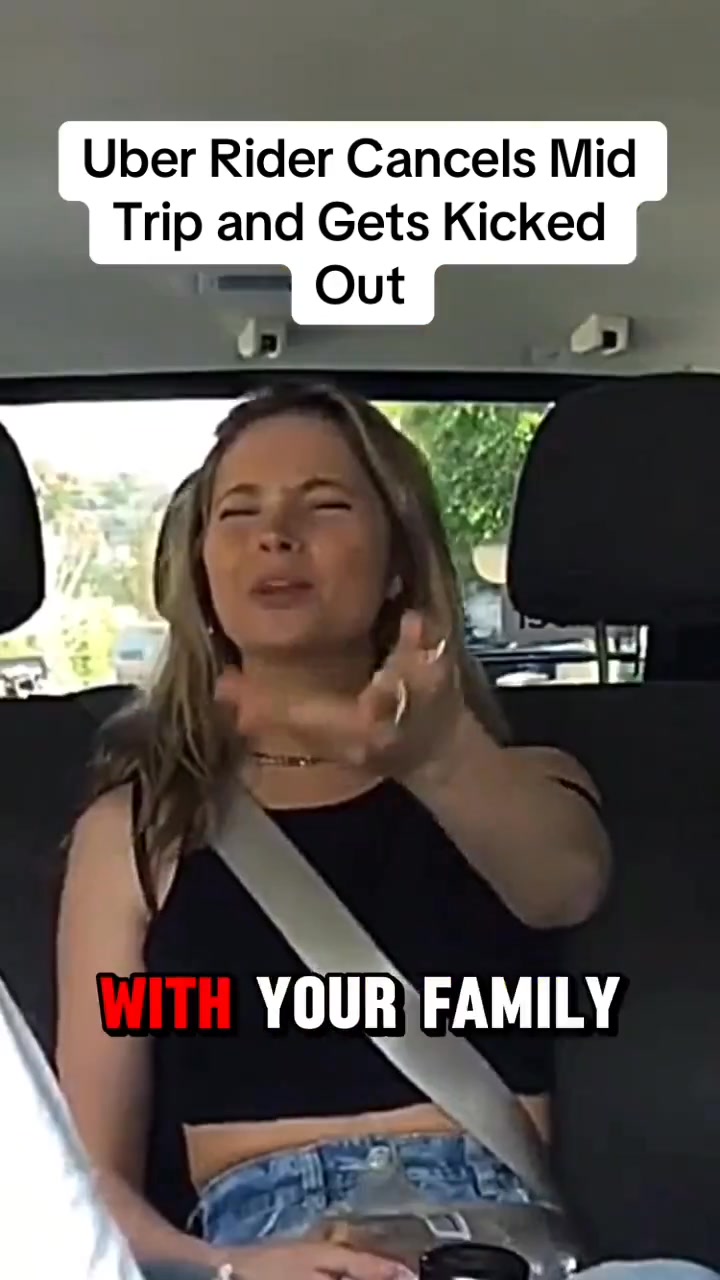 Uber Rider Cancels Mid Trip and Gets Kicked Out #uberdriver #uber # ...
