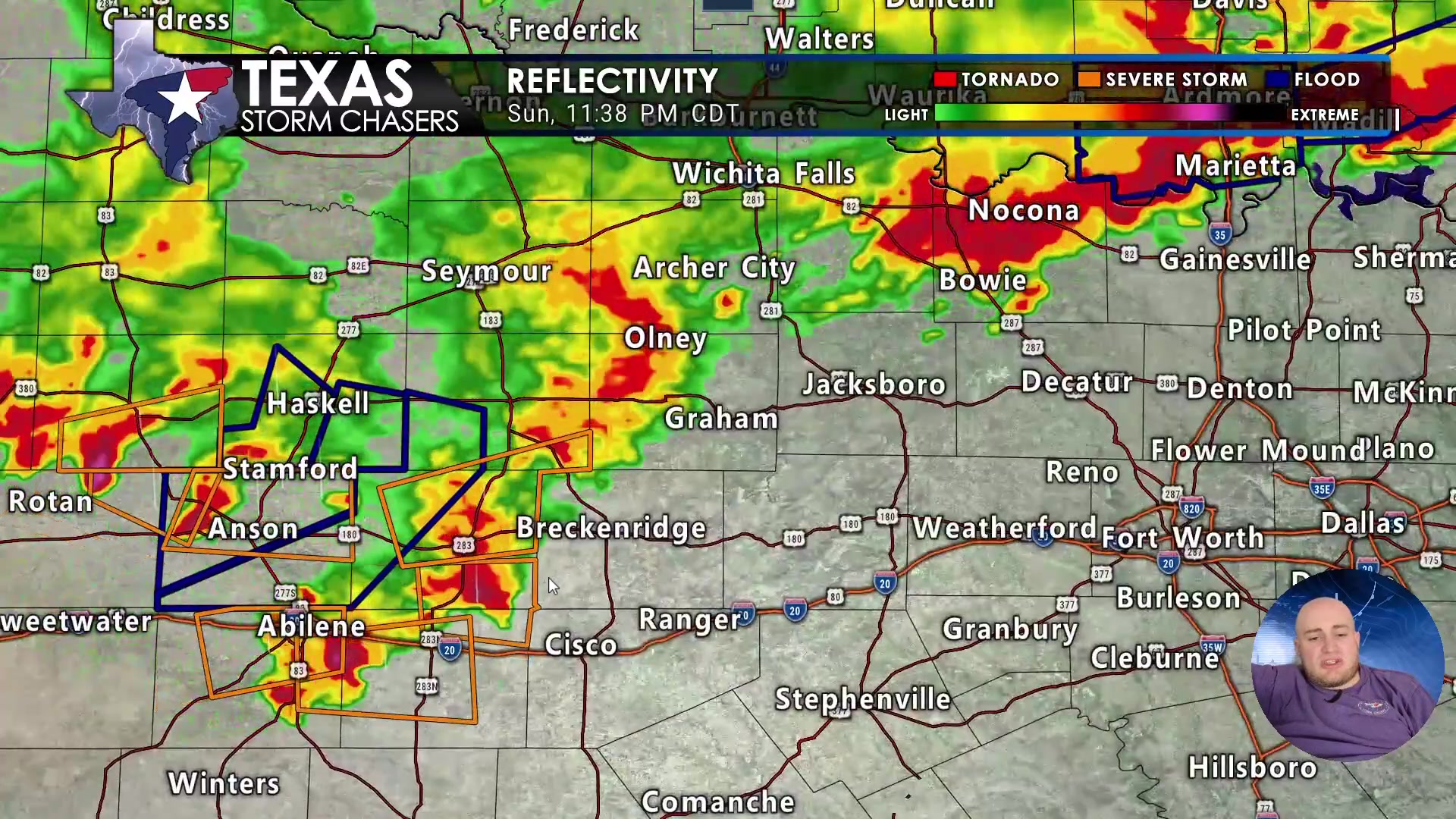 5/25 11:45PM: A cluster of severe storms will continue moving east ...