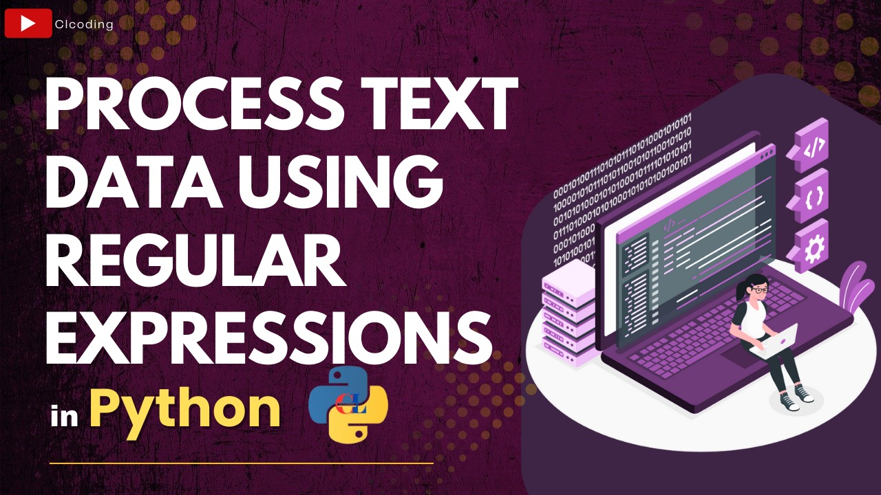 Process Text Data Using Regular Expressions | Python Coding | Facebook