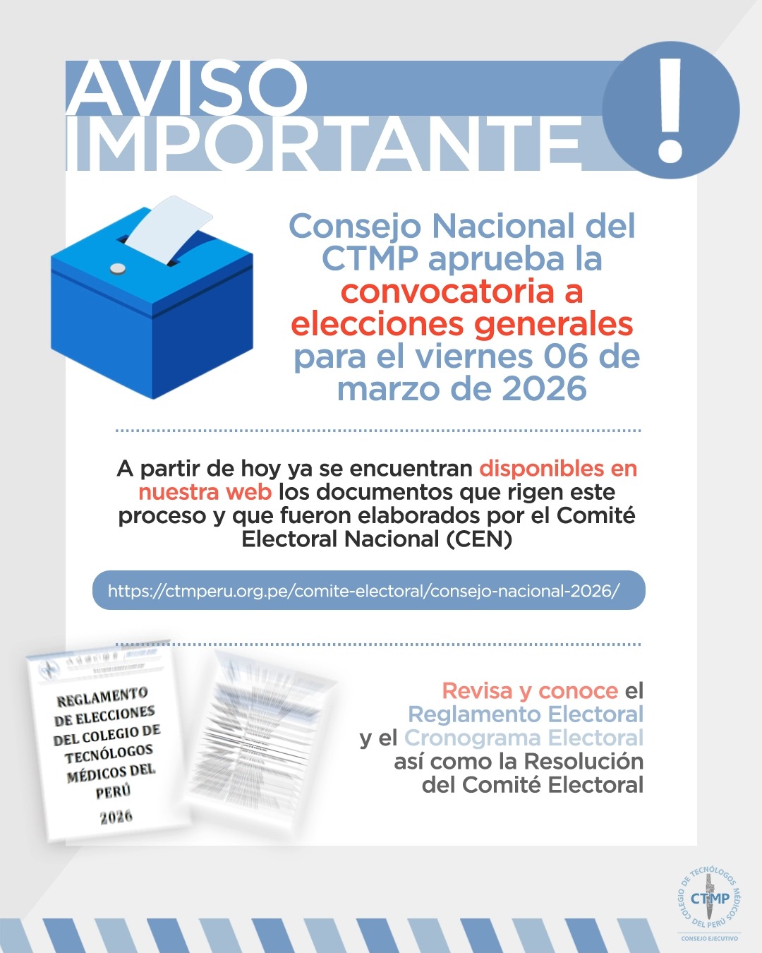 𝐂𝐎𝐍𝐒𝐄𝐉𝐎 𝐍𝐀𝐂𝐈𝐎𝐍𝐀𝐋 𝐃𝐄𝐋 𝐂𝐓𝐌𝐏 𝐀𝐏𝐑𝐔𝐄𝐁𝐀 𝐂𝐎𝐍𝐕𝐎𝐂𝐀𝐓𝐎𝐑𝐈𝐀 𝐀 𝐄𝐋𝐄𝐂𝐂𝐈𝐎𝐍𝐄𝐒 𝐆𝐄𝐍𝐄𝐑𝐀𝐋𝐄𝐒 🗳 ...
