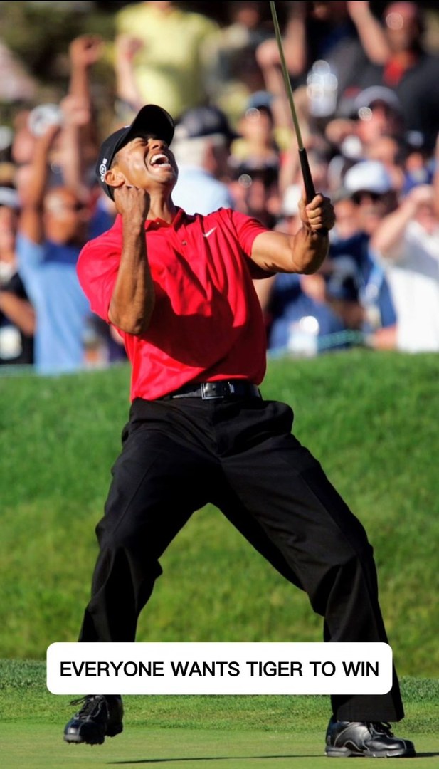 Historic Masters moment: Tiger Woods with the Green Jacket and