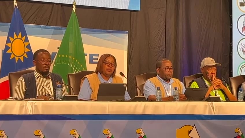 UNITY ... Electoral Commission of Namibia chairperson Elsie Nghikembua ...