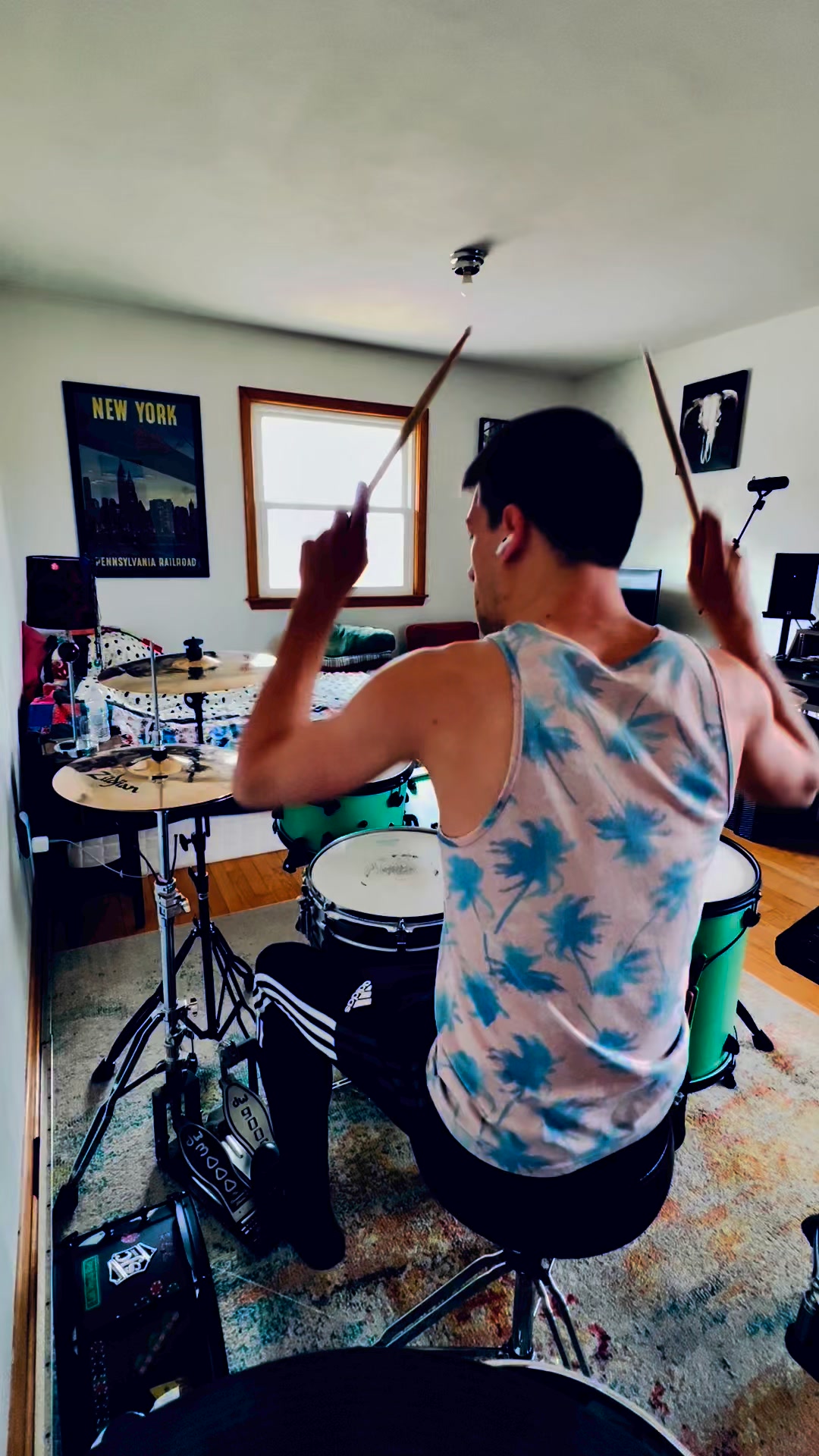 Raw iphone audio, learning one of my favorite drummers material. Can ...
