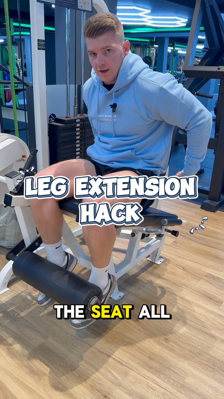 LEG EXTENSIONS HACK… Stop doing your leg extensions like everybody else ...