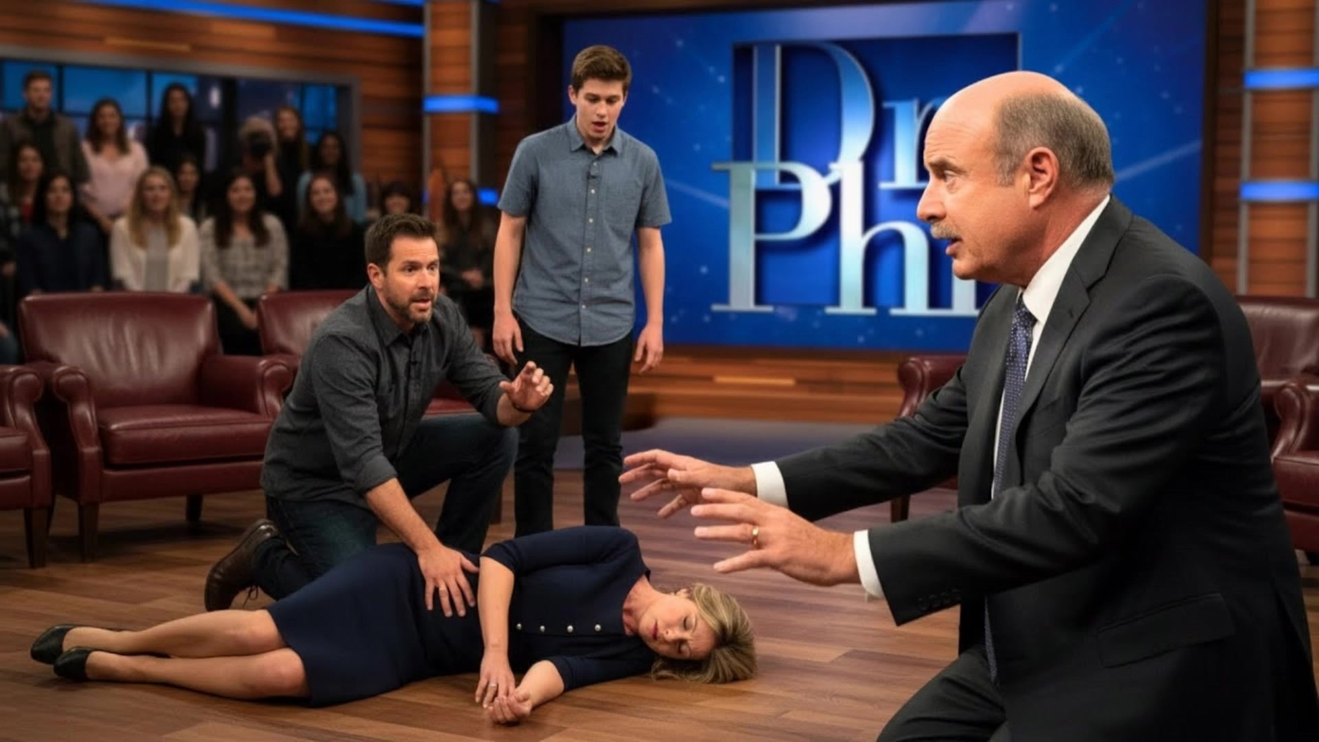 Dr.Phil FREEZES When Wife Collapses During Live Show — What Doctors ...