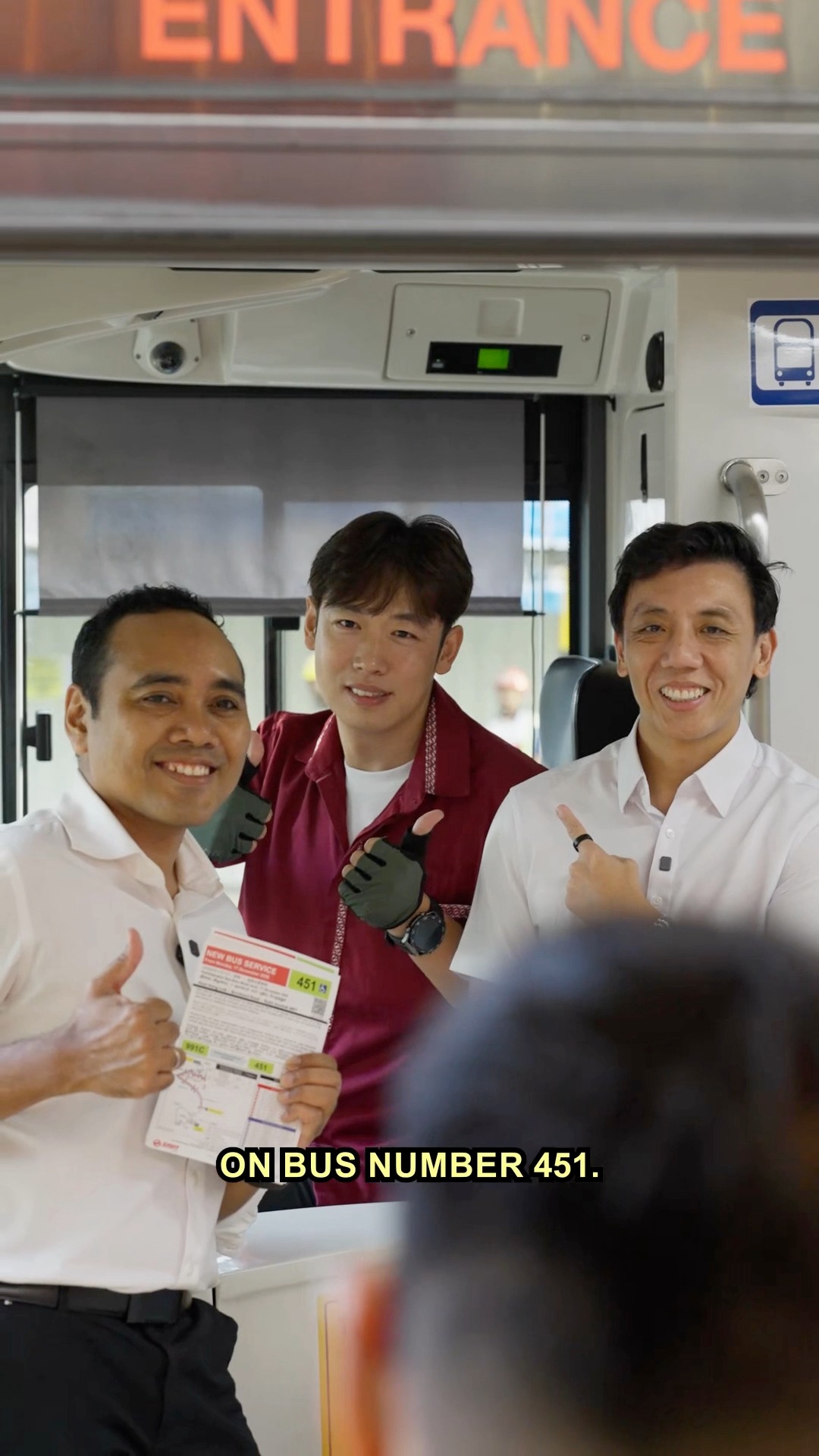 Adviser Zhulkarnain and I were with the SMRT team recently to welcome ...