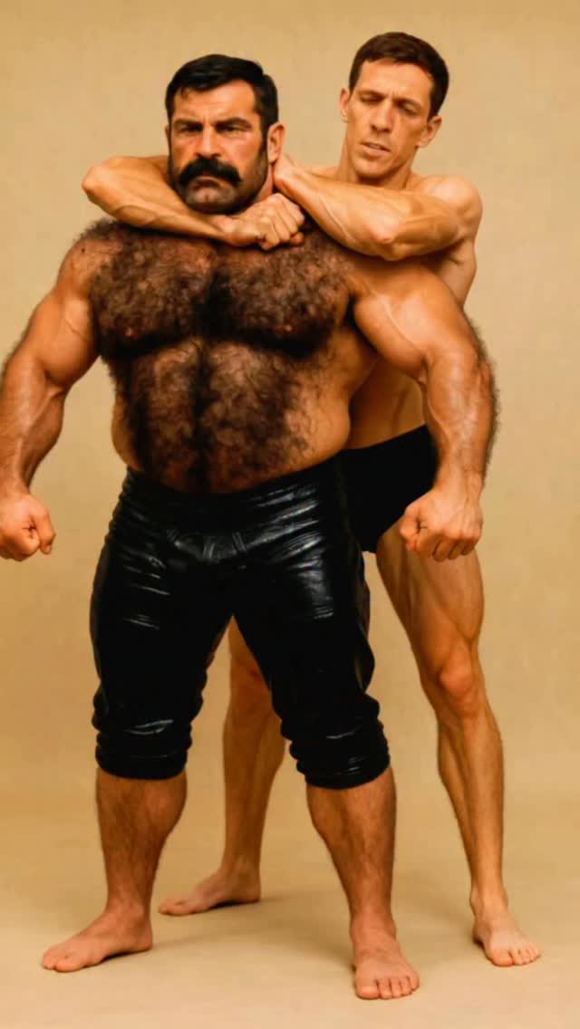 Big strong wrestler vs little muscle wrestling! #wrestling #strong # ...