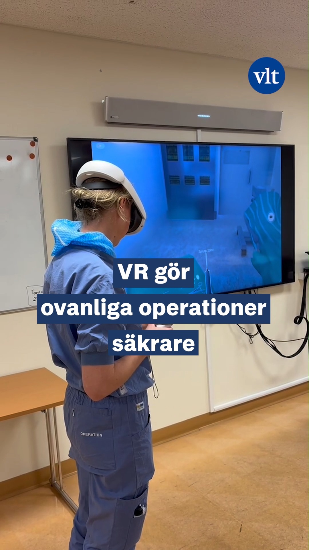 Kristina såg ett behov av att kunna öva på operationer som sker sällan ...