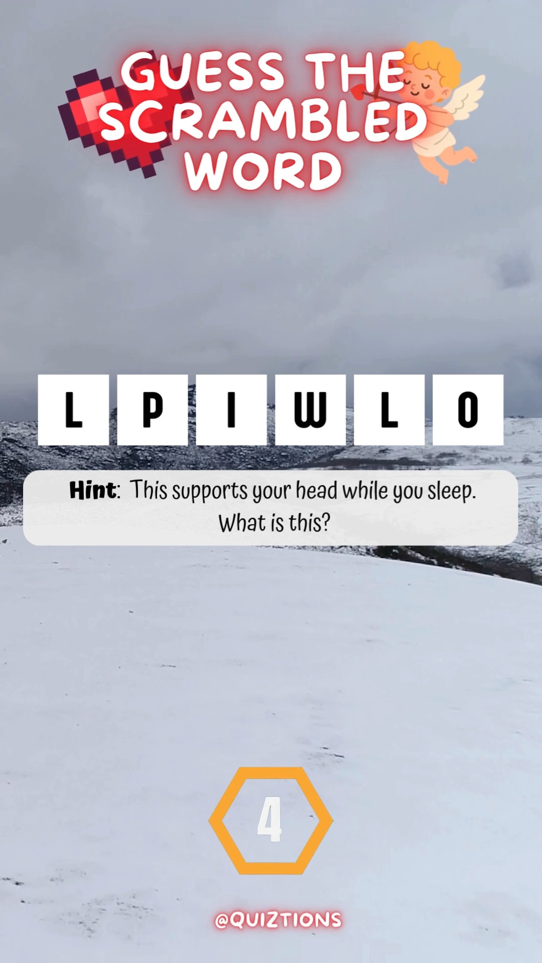 Evening comfort challenge! #quiztions #guesstheword #riddles # ...