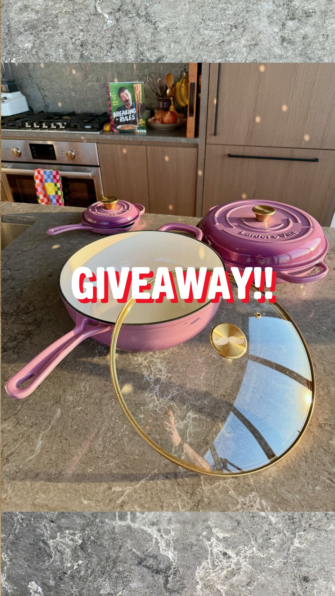 COOKWARE GIVEAWAY! In honor of my birthday this month 🎂🔥 and Valentine ...
