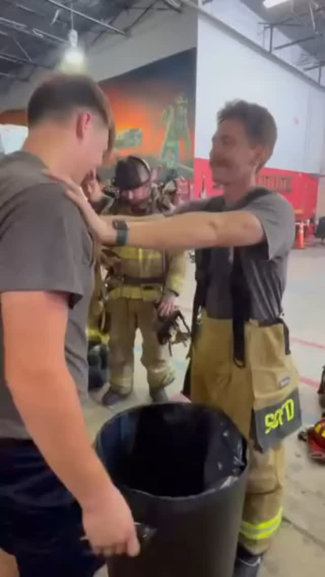 25-01 Recruit Class leader Trail Drummond volunteers a #stache send-off ...
