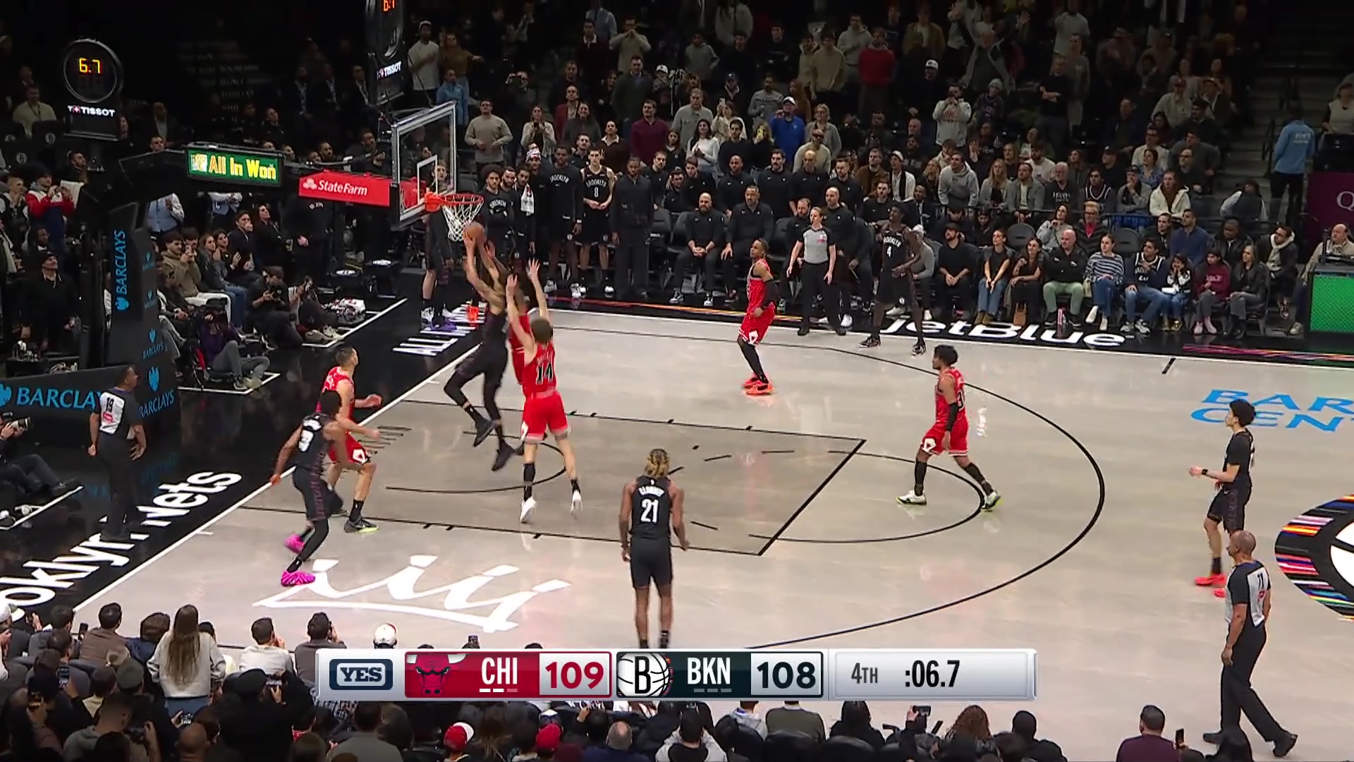 Nets survive at home despite 5 players from the Bulls scoring double ...