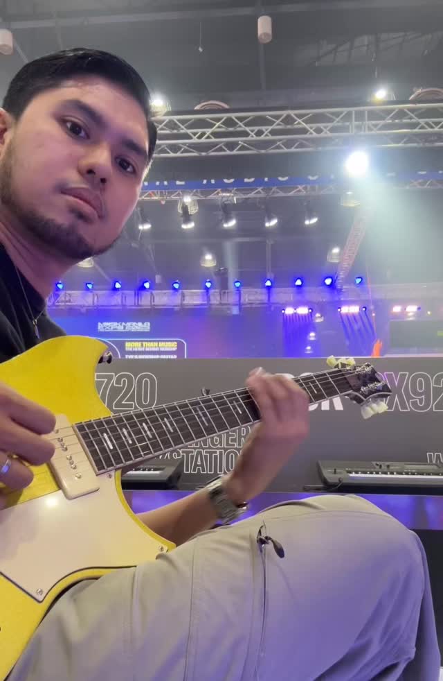 NOODLES 🍜 #migsrañeses #guitarist #musicmanilaexpo2025 #fyp # ...
