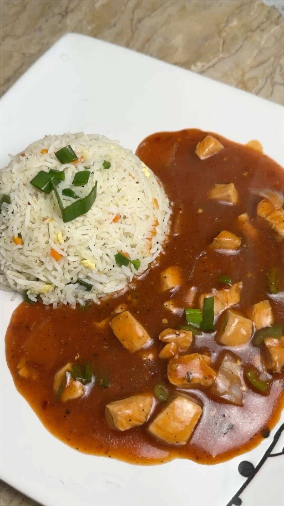Easy Chicken Shahlik with Egg fried rice recipe | Haris and Momin ...