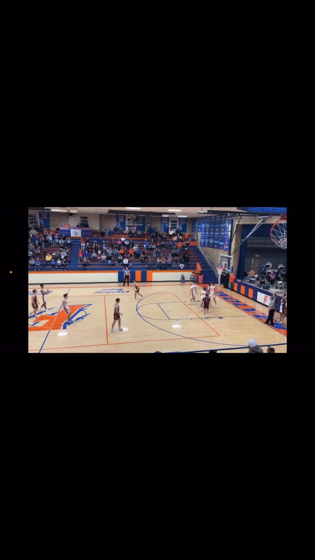 Flora Junior Luke Himelick with the dunk vs Carmi. The Wolves won 63-40 ...