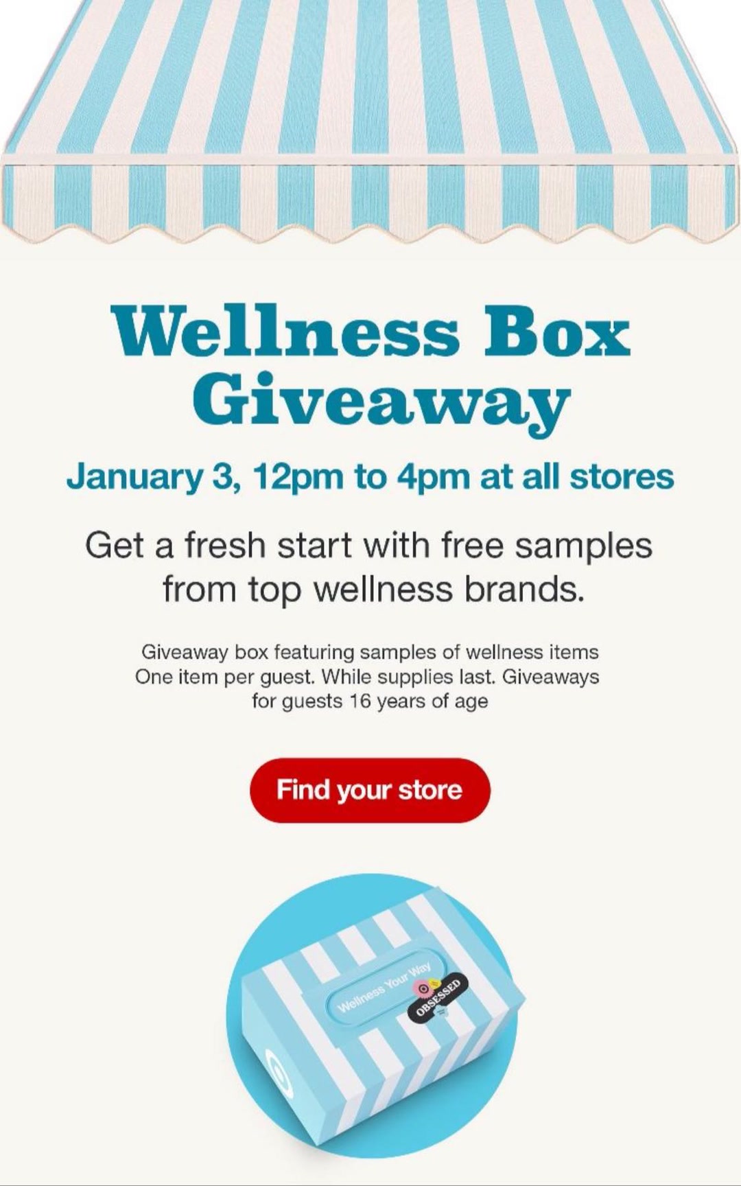 👉FREE Wellness boxes at Target 🎯 on January 3rd! #target #free ...
