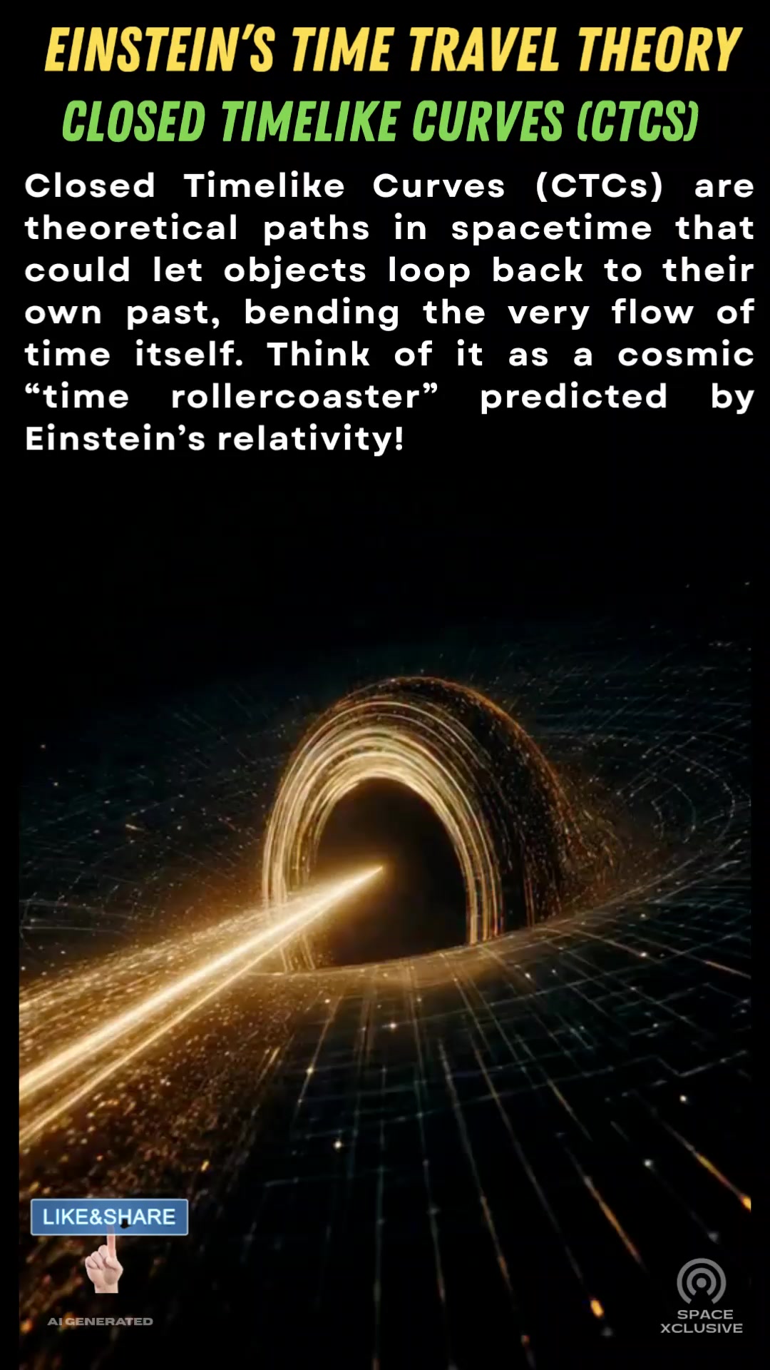 Did You Know? Time Loops Could Exist! Closed Timelike Curves (CTCs) are ...