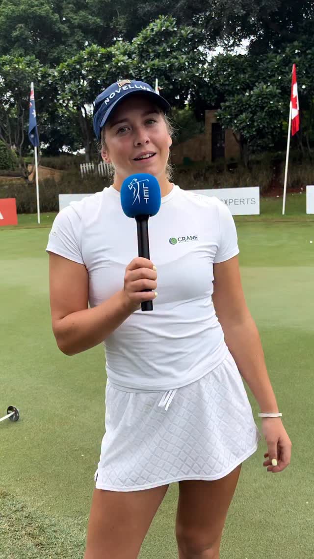 Rookie chats at DLF with Sara Byrne 🎤 #HWIO2025 | Ladies European Tour ...