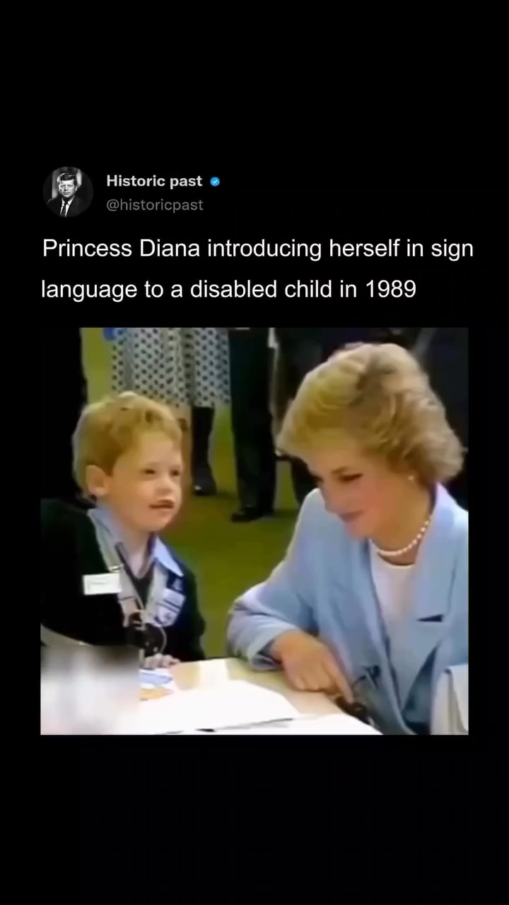 In 1995, Princess Diana made a heartfelt gesture when she introduced ...