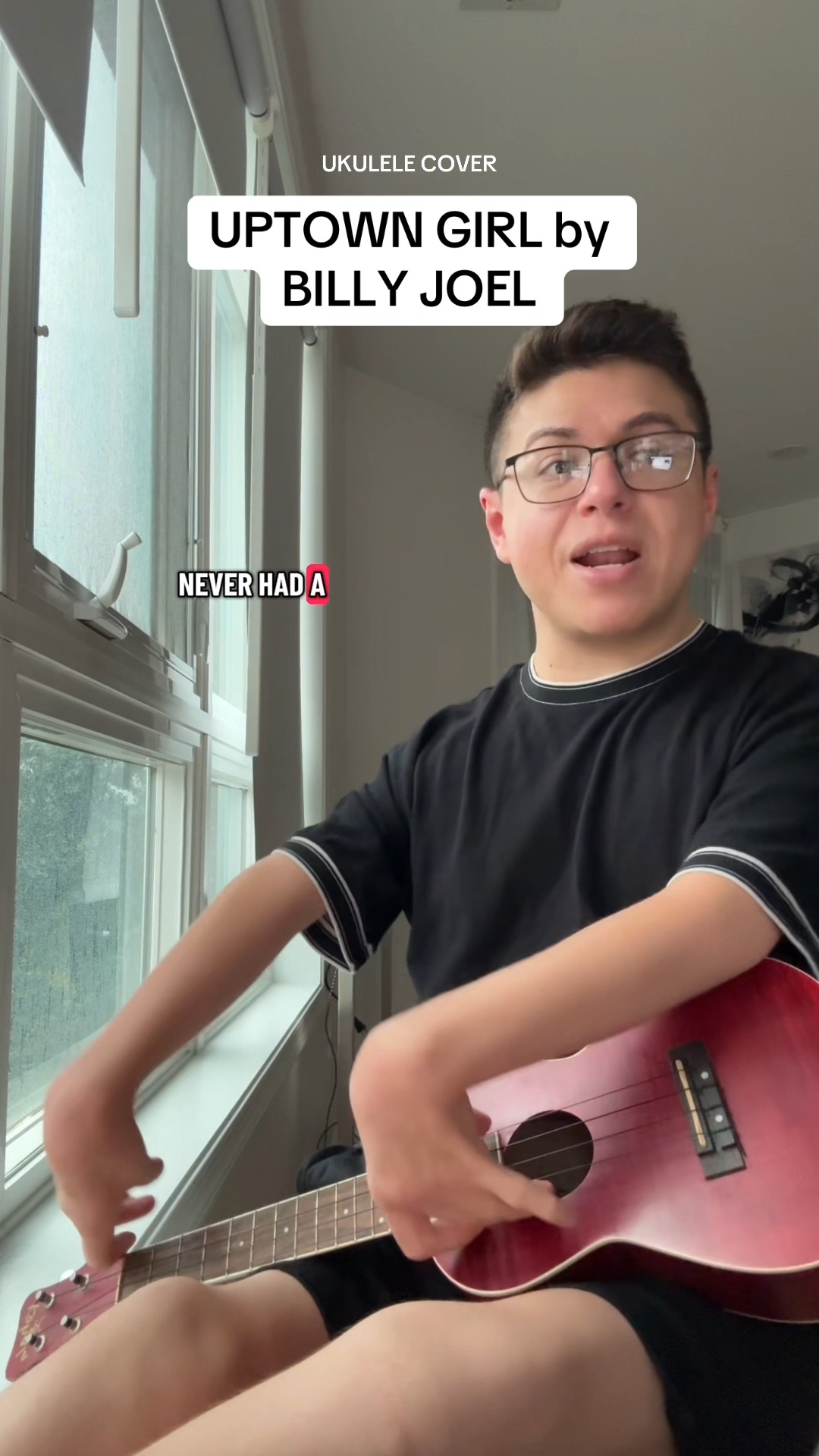 How I Play Ukulele with a Disability: Uptown Girl (Billy Joel Cover) # ...