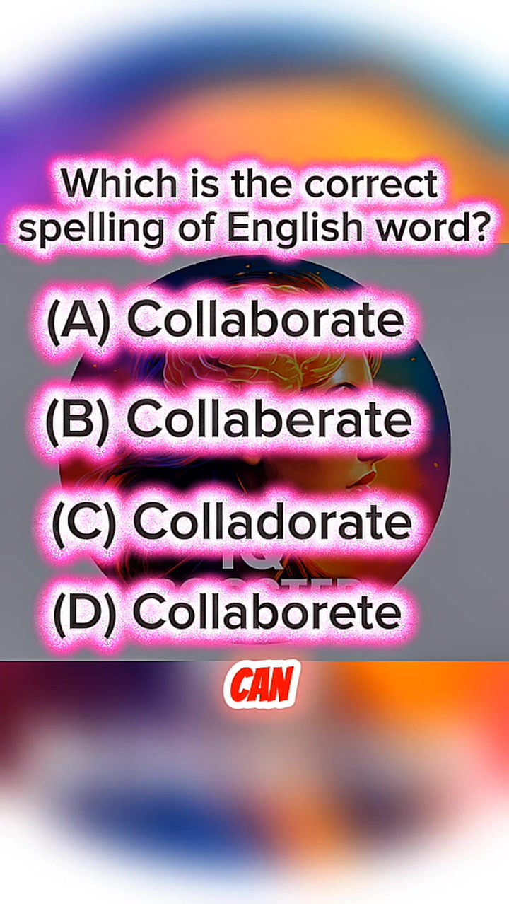 Choose the correct spelling of English word 🤔⁉️💯 ⁉️💯 #question #quiz # ...