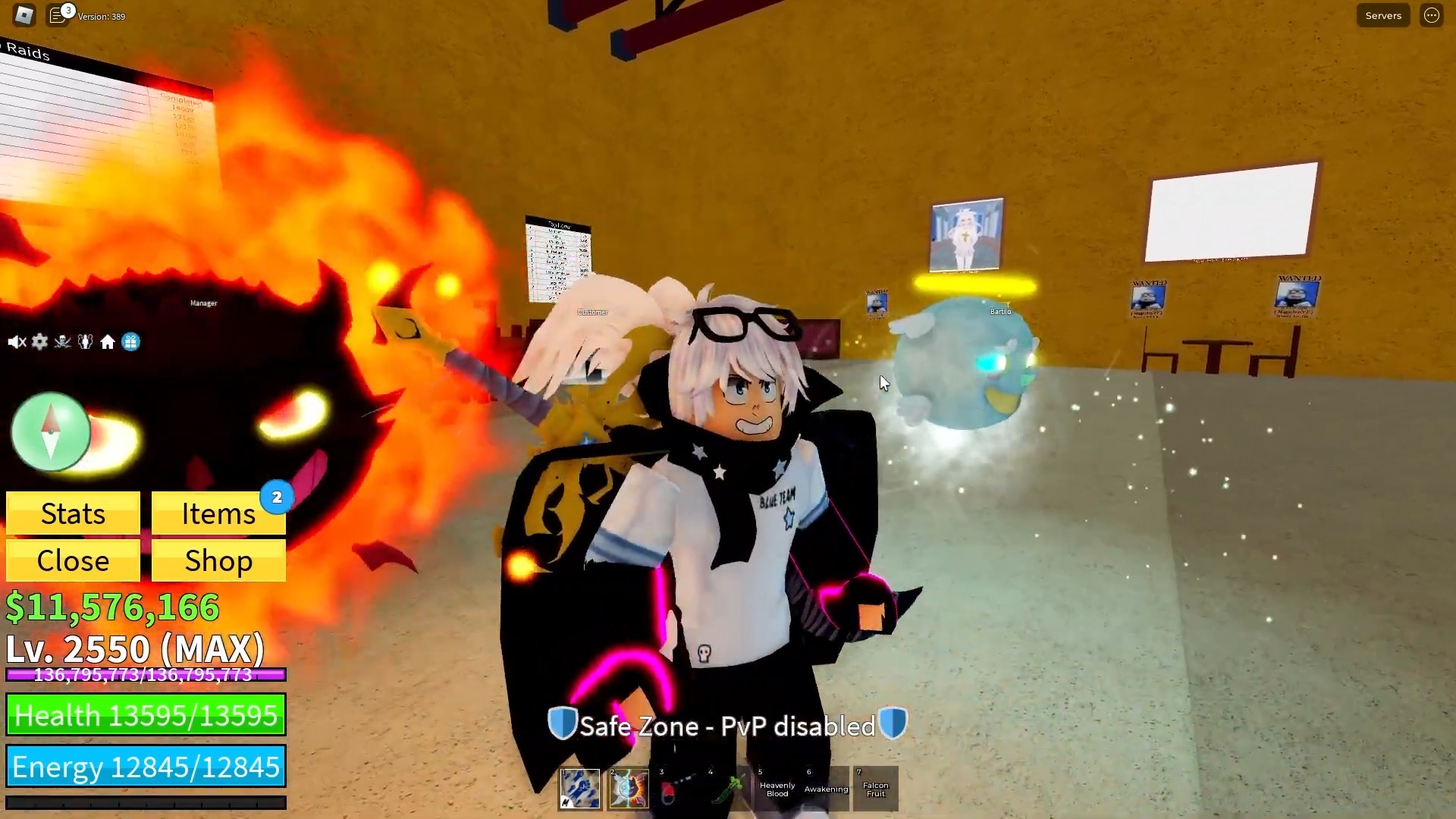 FACTORY Raids But GIRLFRIENDS Account In Blox Fruits (Roblox)