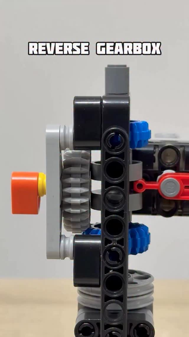 Reverse Gearbox #legotechnic #lego #mechanical #mechanism #gearbox ...