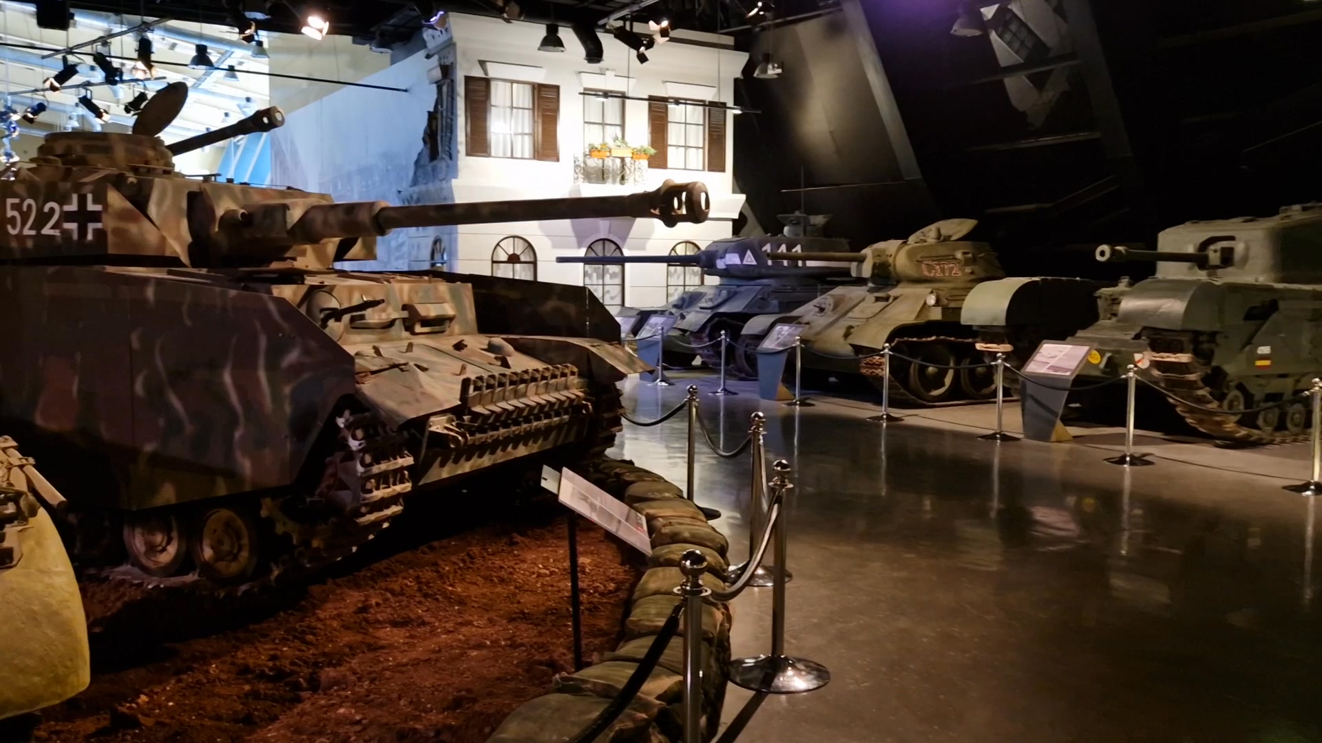 As you move from the WW1 display at the amazing Royal Tank Museum ...