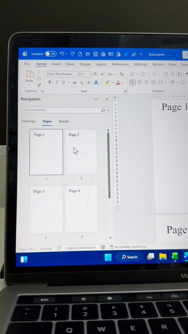 👉របៀបលុបទំព័រ ( Pages 📑 ) ណាមួយក្នុងសន្លឹកកិច្ចការ លើកម្មវិធី Word 🔵 ...