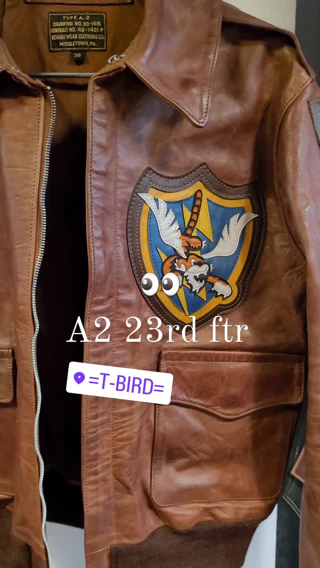 Eastman A-2 フライトジャケット 36　フライングタイガー Amazing A2 @eastmanleatherclothing Units délit flying tigers for
