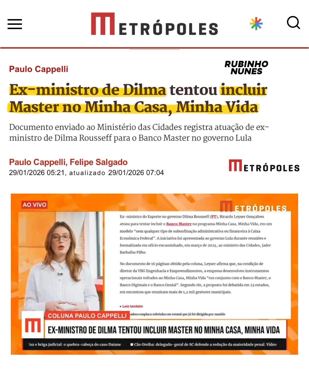 Quando a esquerda fala em “programa social”, pode procurar. Sempre tem ...