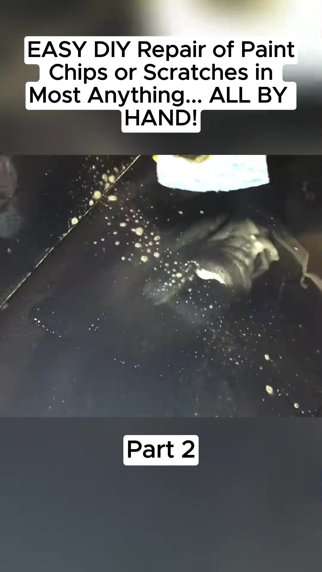 EASY DIY Repair of Paint Chips or Scratches in Most Anything... ALL BY ...