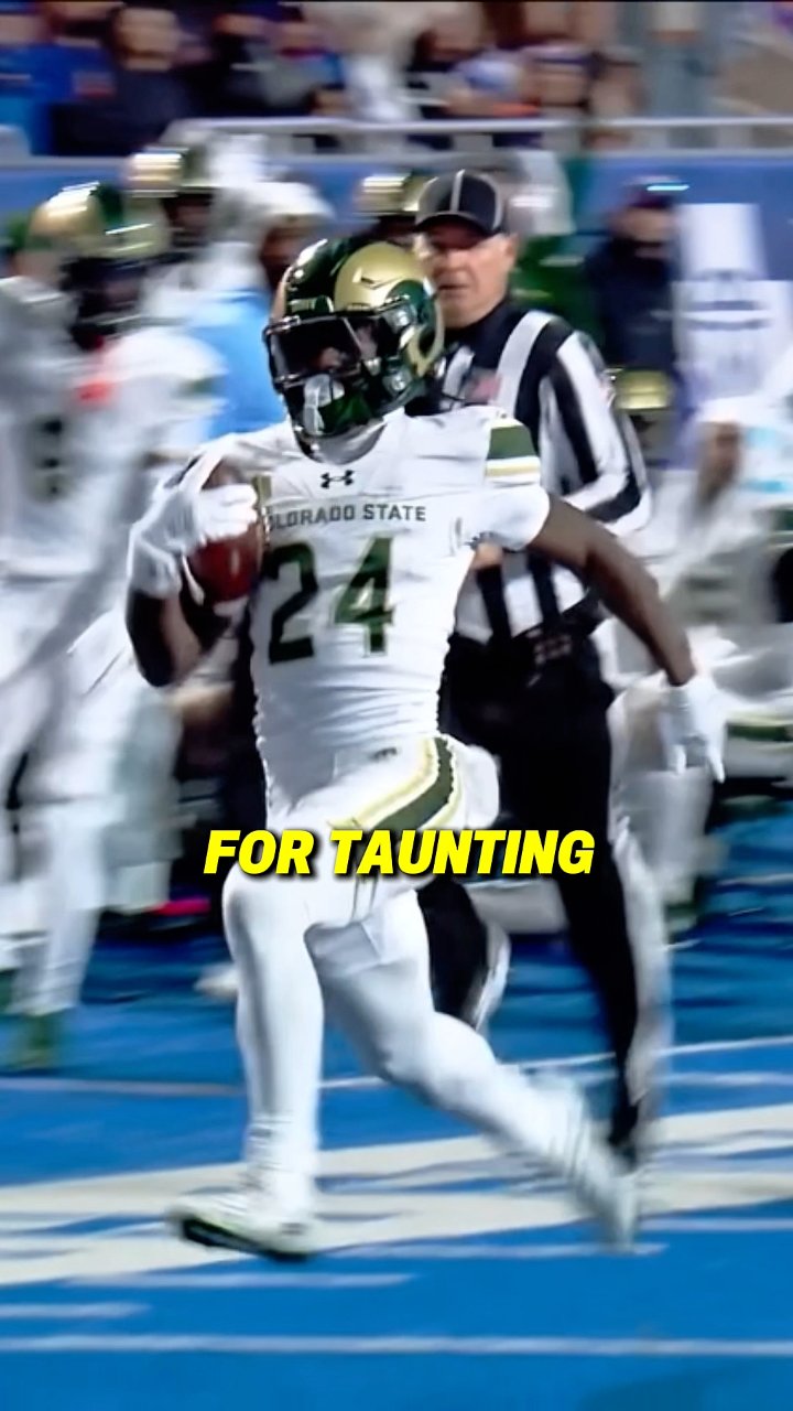 Colorado State RB Javion Kinnard had a 91-yard touchdown taken off the ...
