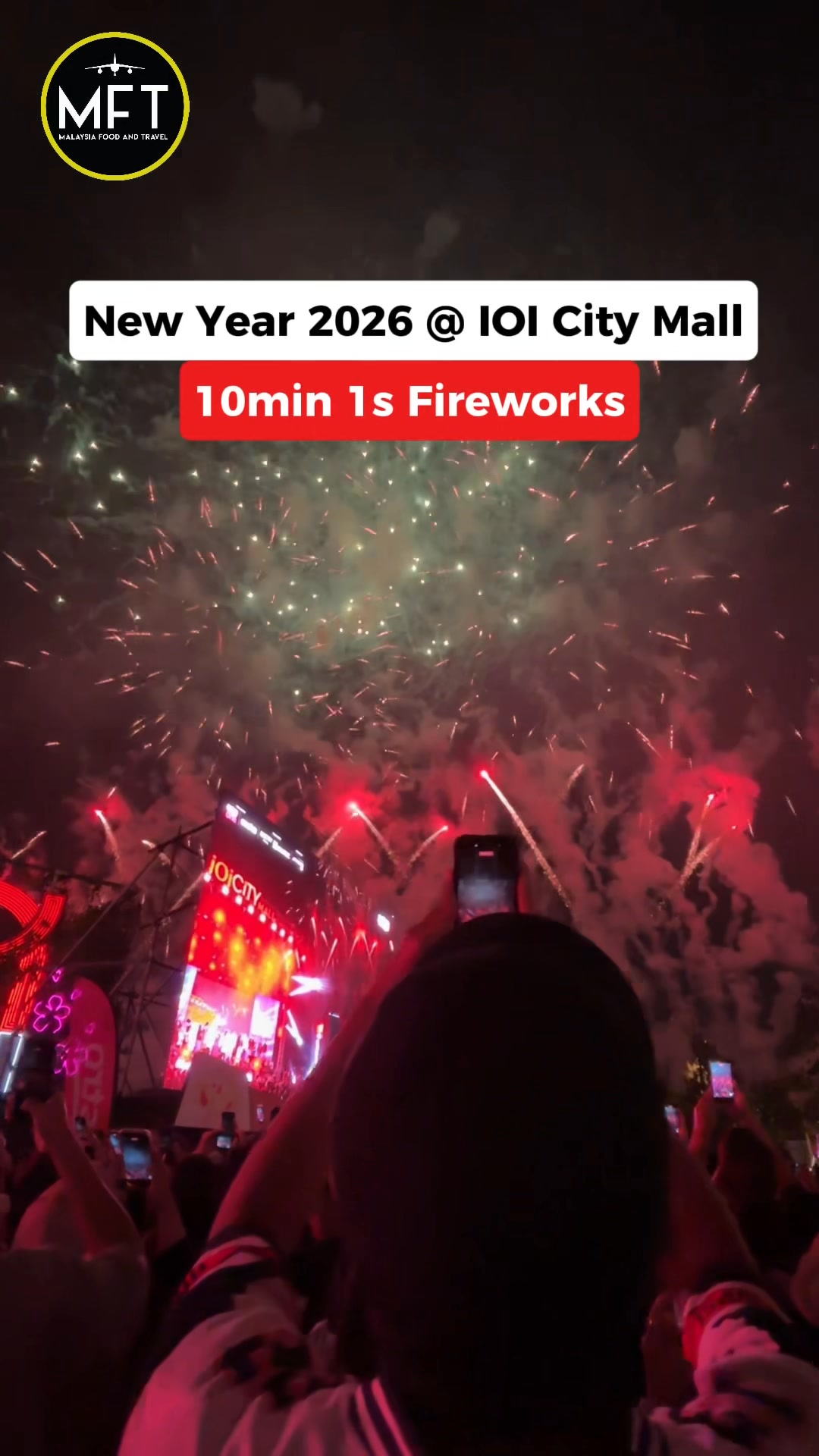 🎆10 Minute 1 Second fireworks@IOI Coty Mall🎇 📍IOI City Mall Putrajaya # ...