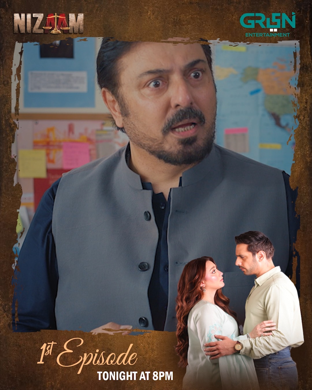 Sometimes, fulfilling a father's dream means putting your own dreams on hold., Watch the first episode of drama serial Nizaam Tonight at 8 PM, only on Green Entertainment. ., Written by: Fatima 