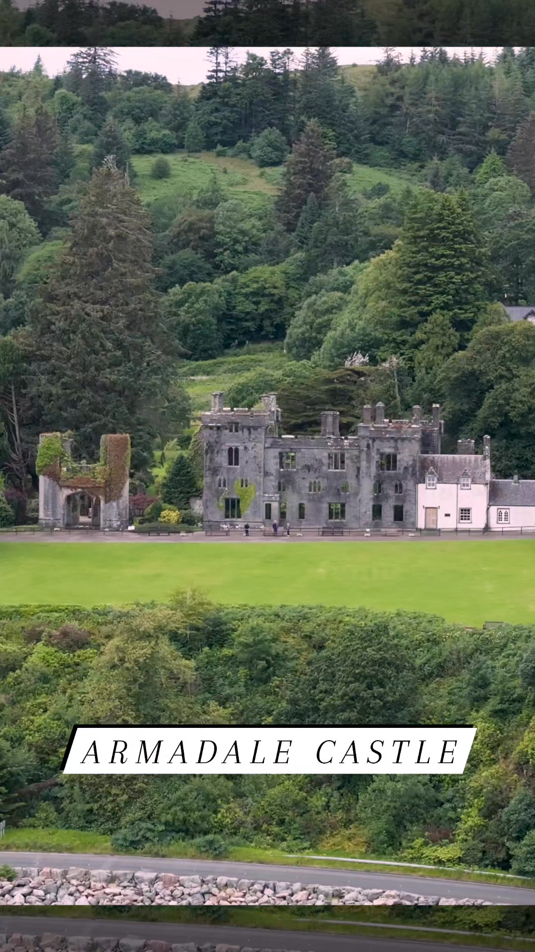Armadale Castle, located on the Isle of Skye,, was built around 1815 as ...