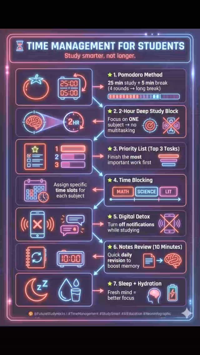 Time Management For Students. #coding #webdevelopment # ...