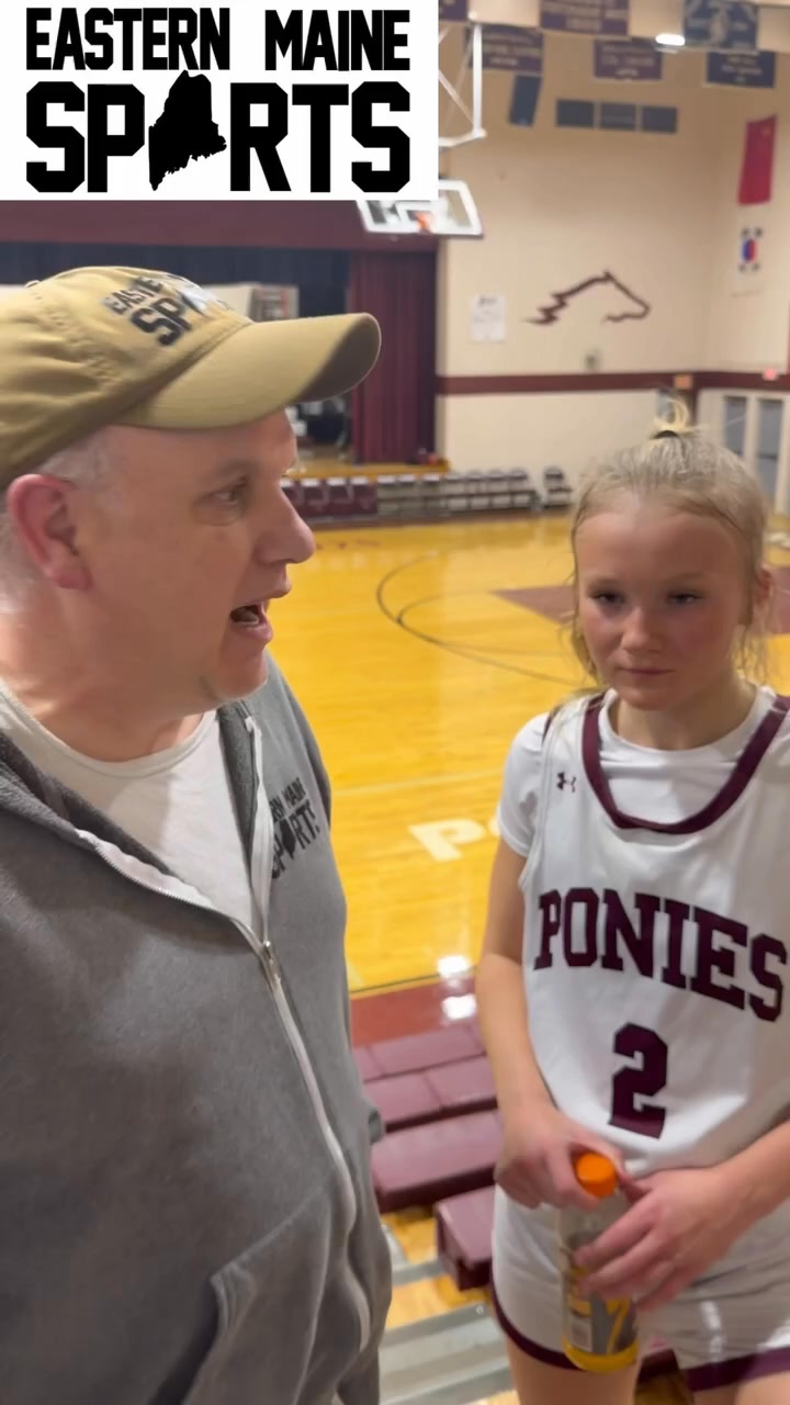 Alli Cook after earning Pine State Nutrition player of the game in a ...