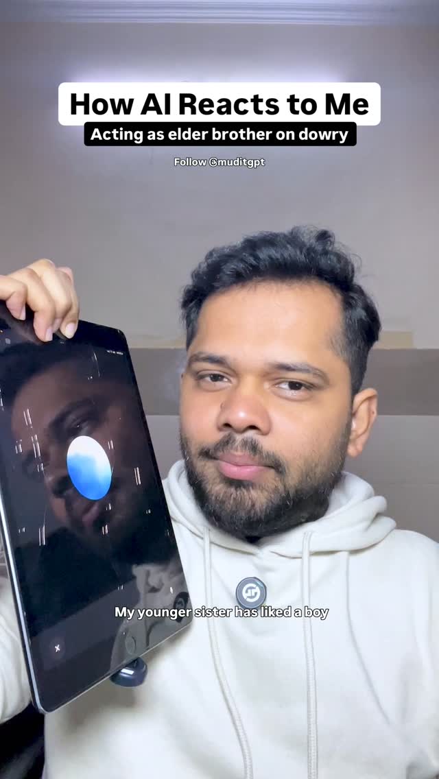 How AI Reacts to Me on Acting as brother on giving dowry 🤣 | Chitha ...