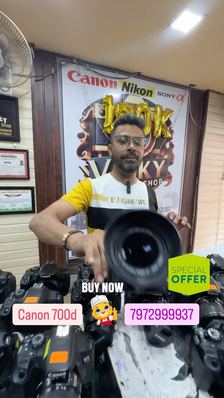 Canon 700d per offer laga hai 7972999937 Vicky camera shop Ulhasnagar ...